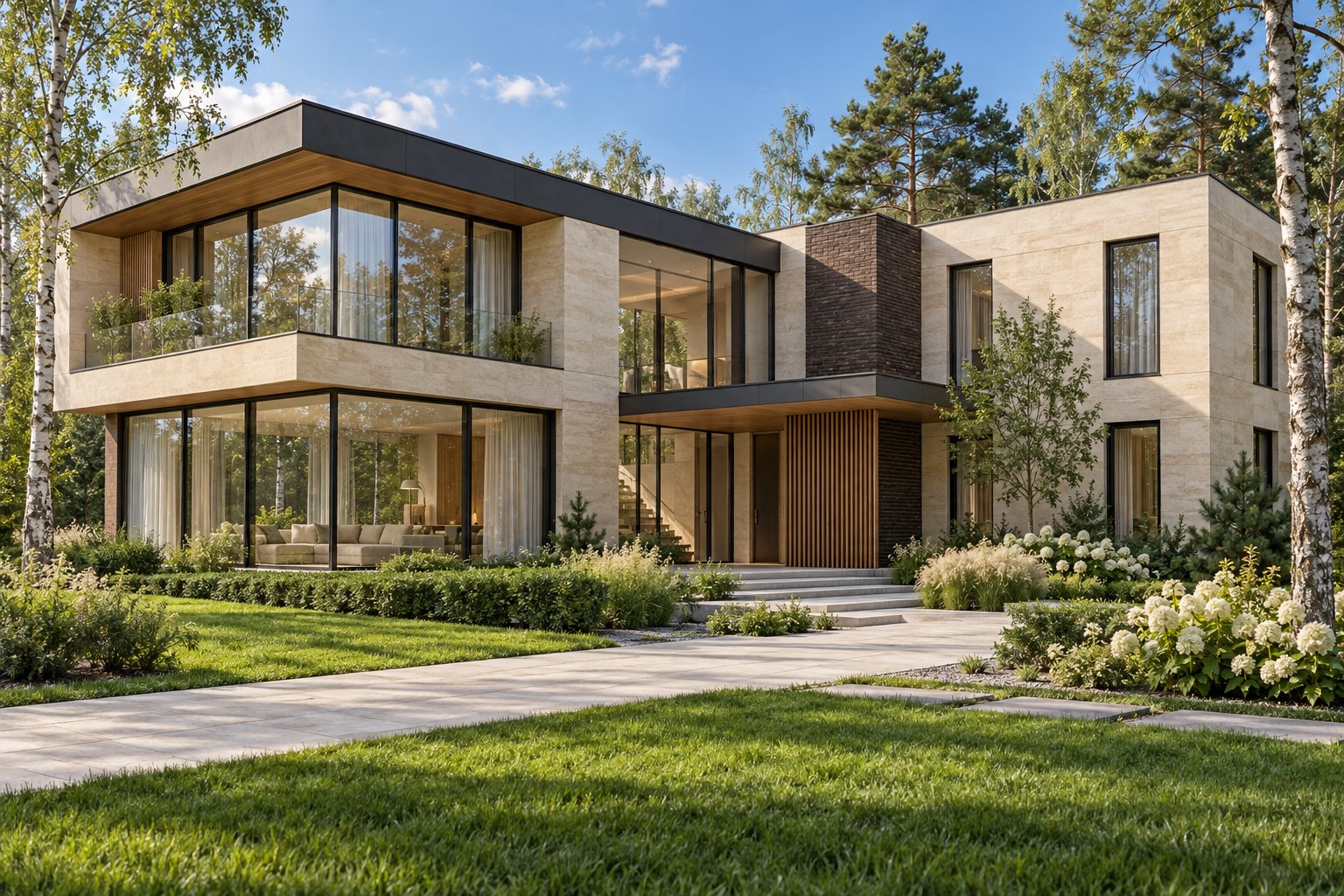 Проект дома «Большой формат»